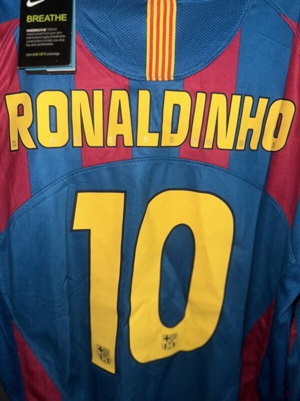 FC Barcelona jersey 2005 #10 RONALDINHO Final Champions League