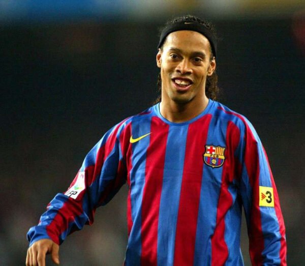 FC Barcelona jersey 2005 #10 RONALDINHO Final Champions League LS