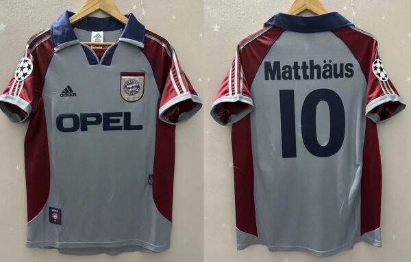 Bayern Munich jersey 1998/99 #10 MATTHAUS Champions League