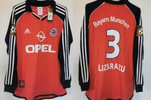Bayern Munich jersey 1999/01 #3 LIZARAZU Bundesliga LS