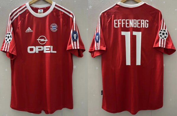 Bayern Munich jersey 2001/02 #11 EFFENBERG Champions League