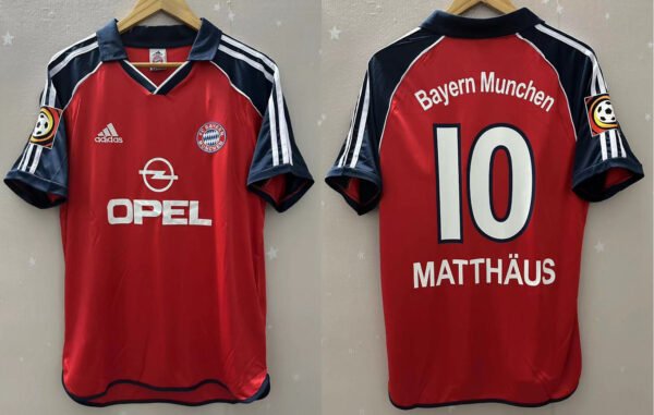 Bayern Munich jersey 1999/01 #10 MATTHAUS Bundesliga