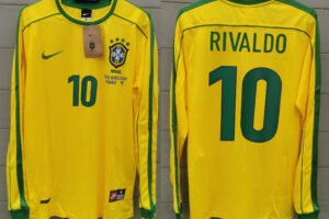 Brazil jersey 1998 #10 RIVALDO World Cup LS