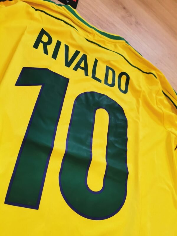 Brazil jersey 1998 #10 RIVALDO World Cup LS