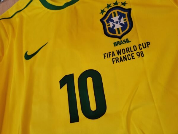 Brazil jersey 1998 #10 RIVALDO World Cup LS