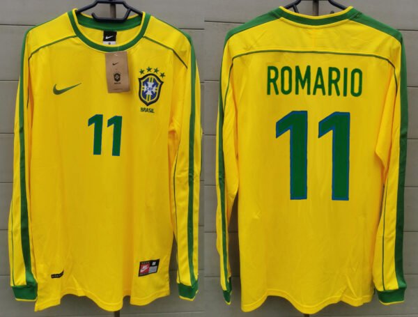 Brazil jersey 1998 #11 ROMARIO World Cup LS