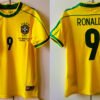 Brazil jersey 1998 #9 RONALDO World Cup