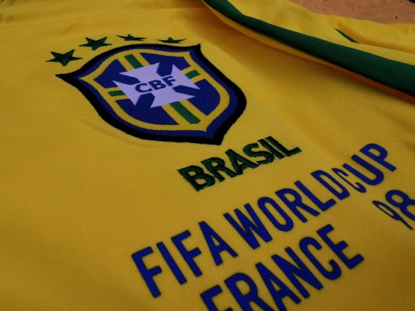 Brazil jersey 1998 #9 RONALDO World Cup LS