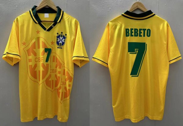 Brazil jersey 1994 #7 BEBETO World Cup