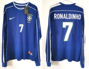 Brazil jersey 1997/98 #7 RONALDINHO LS