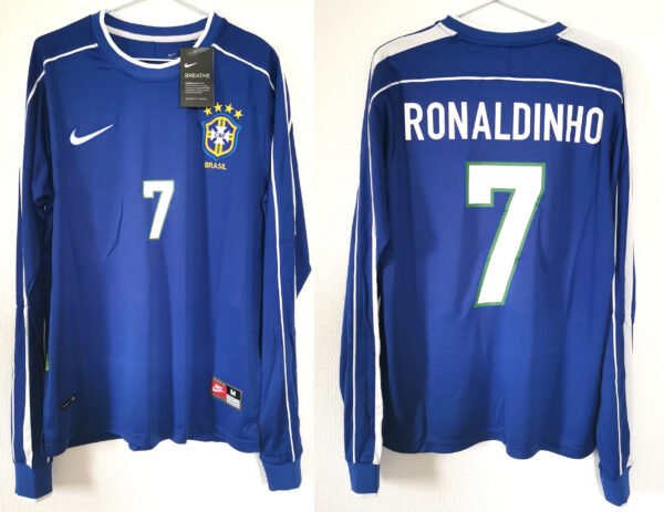 Brazil jersey 1997/98 #7 RONALDINHO LS