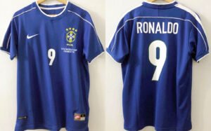 Brazil jersey 1998 #9 RONALDO World Cup