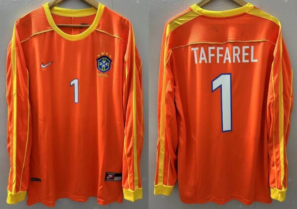 Brazil jersey 1998 #1 TAFFAREL World Cup Goalkeeper