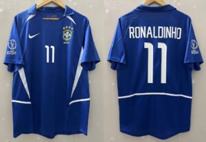 Brazil jersey 2002 #11 RONALDINHO World Cup