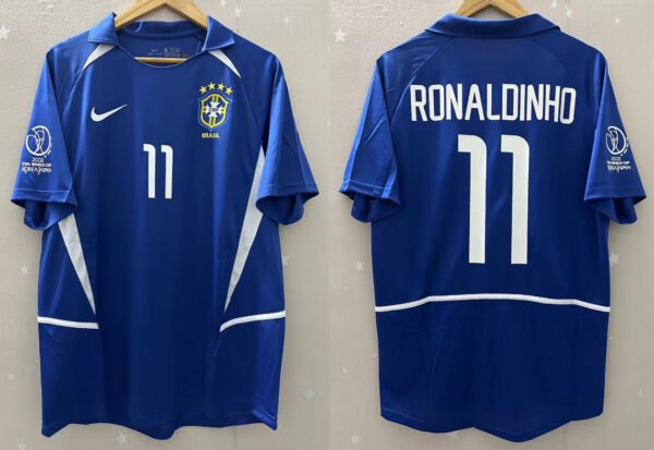 Brazil jersey 2002 #11 RONALDINHO World Cup