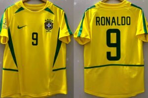 Brazil jersey 2002 #9 RONALDO World Cup