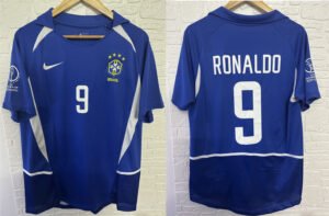 Brazil jersey 2002 #9 RONALDO World Cup