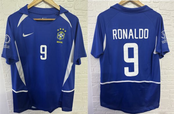 Brazil jersey 2002 #9 RONALDO World Cup