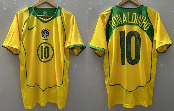 Brazil jersey 2004 #10 RONALDINHO Brazil jersey 2004 #10 RONALDINHO
