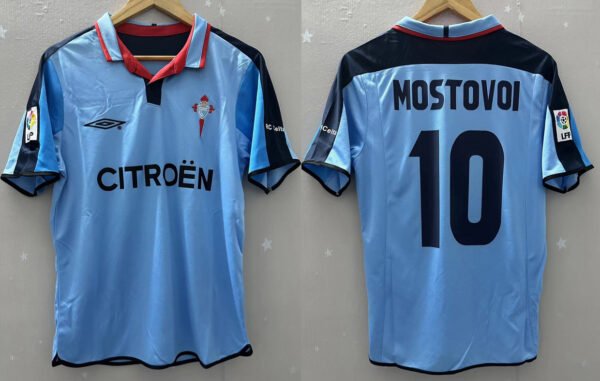 Celta de Vigo jersey 2004/05 #10 MOSTOVOI La Liga