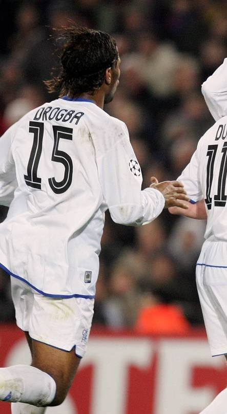 Chelsea jersey 2003/05 #15 DROGBA Champions League LS