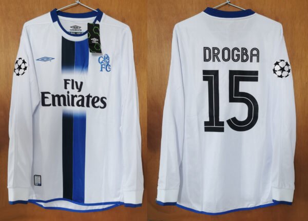Chelsea jersey 2003/05 #15 DROGBA Champions League LS