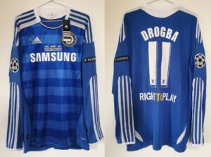 Chelsea jersey 2012 #11 DROGBA Champions League Final LS