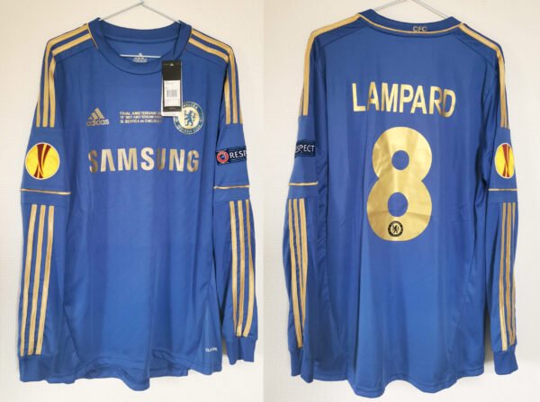 Chelsea jersey 2013 #8 LAMPARD Europa League Final LS