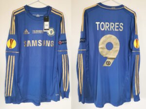 Chelsea jersey 2013 #9 F. TORRES Europa League Final LS