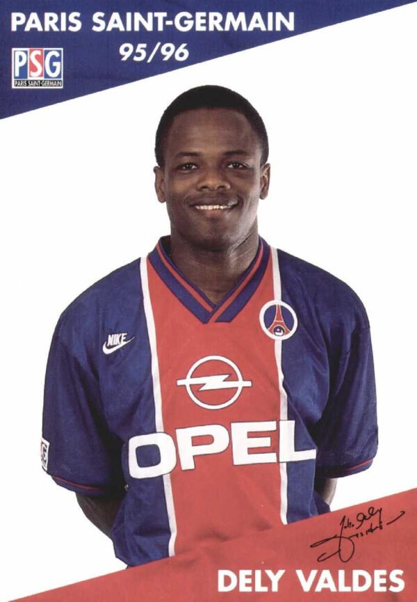 PSG Paris jersey 1995/96 #9 DELY VALDES Ligue 1