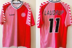 denmark jersey 1986 laudrup world cup