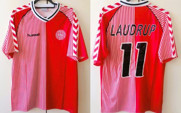 denmark jersey 1986 laudrup world cup