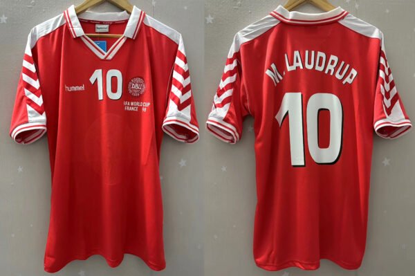denmark jersey 1998 m laudrup home world cup