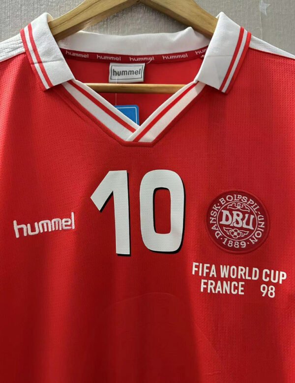 Denmark jersey 1998 #10 M. LAUDRUP World Cup