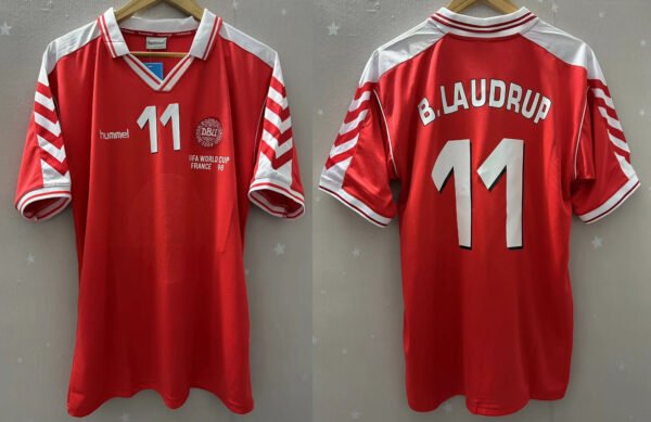 Denmark jersey 1998 #11 B. LAUDRUP World Cup