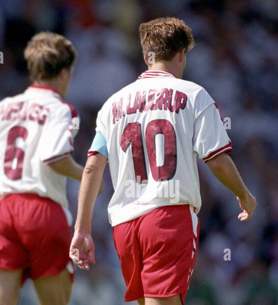 Denmark jersey 1998 #10 M. LAUDRUP World Cup