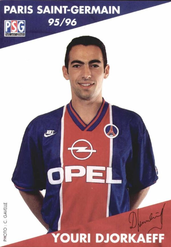 PSG Paris jersey 1995/96 #6 DJORKEFF Ligue 1