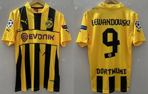 Borussia Dortmund jersey 2012/13 #9 LEWANDOWSKI Champions League