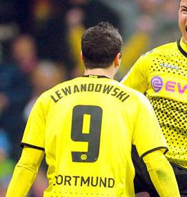 Borussia Dortmund jersey 2011/12 #9 LEWANDOWSKI Bundesliga