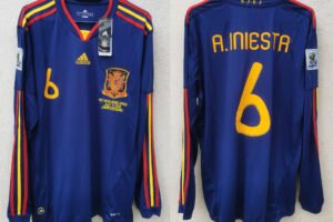 Spain jersey 2010 #6 A. INIESTA World Cup Final