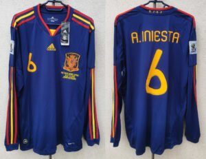 Spain jersey 2010 #6 A. INIESTA World Cup Final