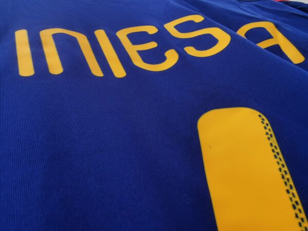 Spain jersey 2010 #6 A. INIESTA World Cup Final LS