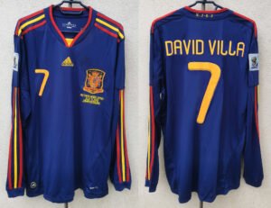Spain jersey 2010 #7 DAVID VILLA World Cup Final