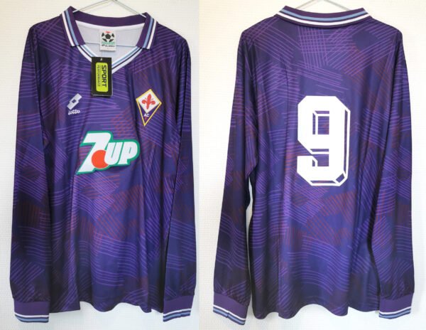 Fiorentina jersey 1992/93 #9 BATISTUTA Calcio LS