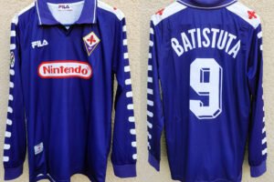 Fiorentina jersey 1998/99 #9 BATISTUTA Calcio LS