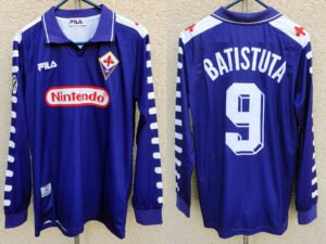 Fiorentina jersey 1998/99 #9 BATISTUTA Calcio LS