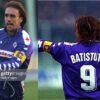 Fiorentina jersey 1998/99 #9 BATISTUTA Calcio LS