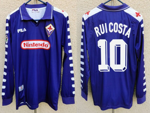 Fiorentina jersey 1998/99 #10 RUI COSTA Calcio LS