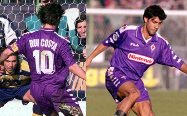 Fiorentina jersey 1998/99 #10 RUI COSTA Calcio LS