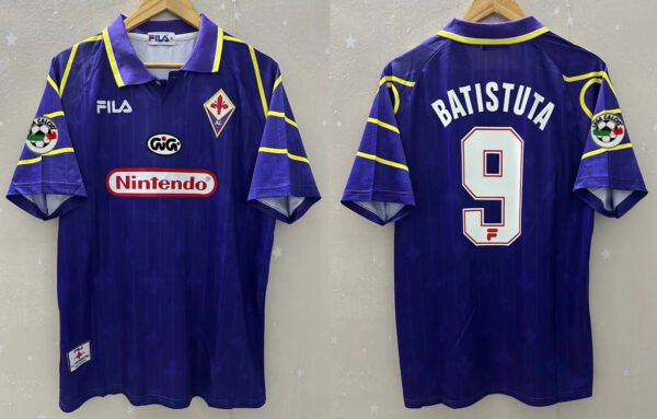 Fiorentina jersey 1997/98 #9 BATISTUTA Calcio